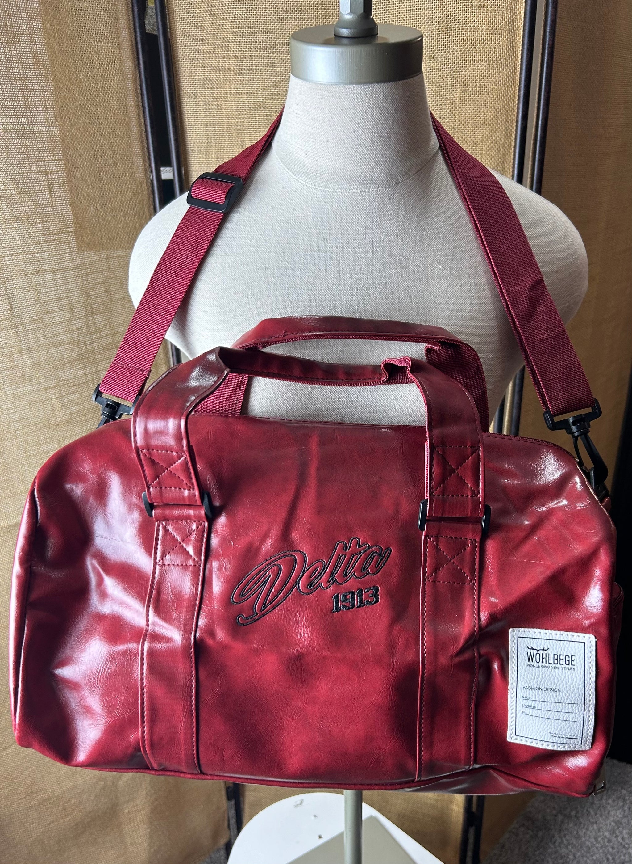 Small leather gym bag cheap